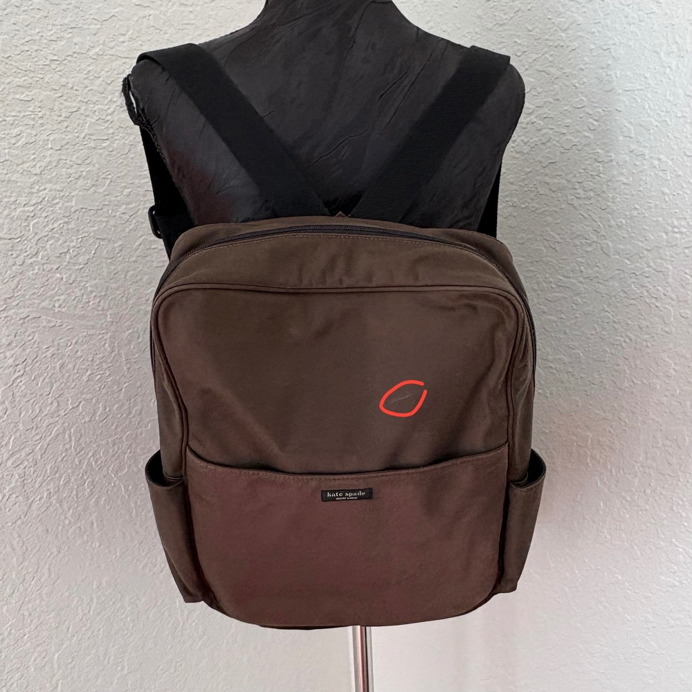 Kate Spade Nylon Minimalist Backpack Women Large Brown